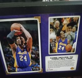 Kobe Bryant Lakers Placque