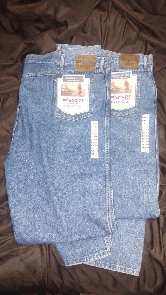 Two New Pairs of Wrangler Jeans