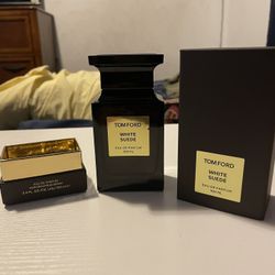 Tom Ford White Suede 