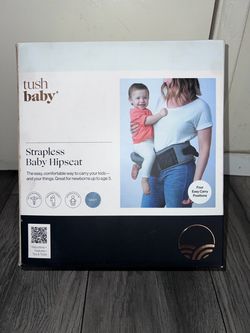 Tushbaby Original Hip Seat Baby Carrier for Babies & Toddlers Grey $50 Cash