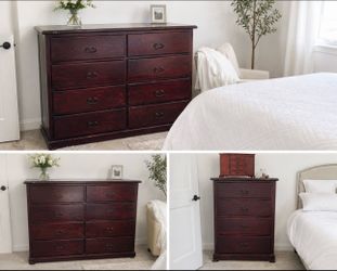 Solid wood, dresser, and chest for sale