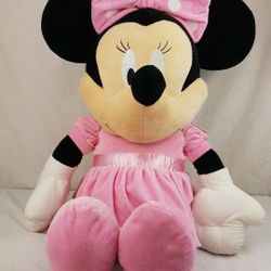 Disney Baby MINNIE MOUSE 36" Plush 2013Pink Dress