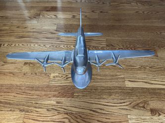 4 Propeller Airplane Desk Model 26” Wings and McDonnell Douglas