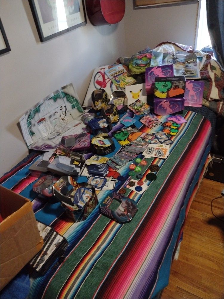 Pokemon Tins And Cards Couple Boxes