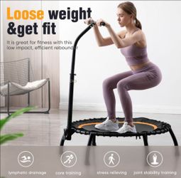 Zupapa Fitness Rebounder / Trampoline - ASSEMBLED & LIKE NEW
