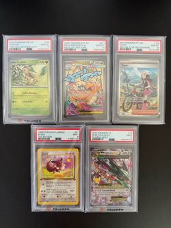 PSA Graded Pokémon Card Lot of 5