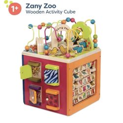 B. Toys Zany Zoo Wooden Activity Cube