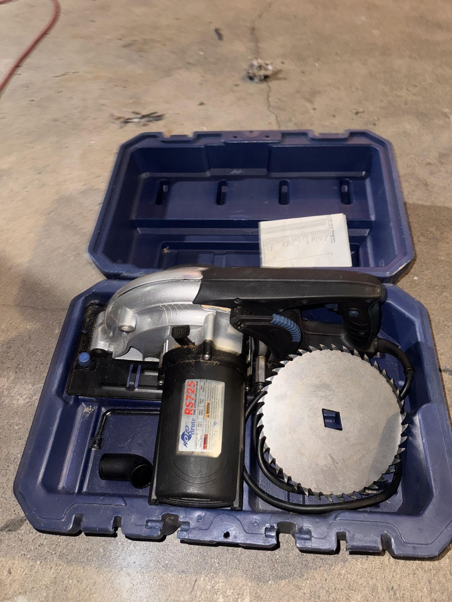 RS725 Steel Cutting Circular Saw