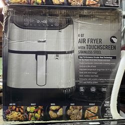 Bella Pro Series - 6-qt. Air Fryer with Touchscreen in Stainless Steel 
