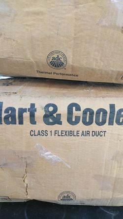 Flexible air duct, one box left