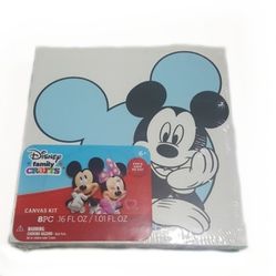NWT Disney Family Craft Mickey Mouse CanvasKit 8x8