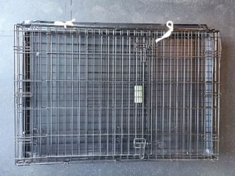 XL Dog Crate w/ Heavy Duty Pad for Chewers
