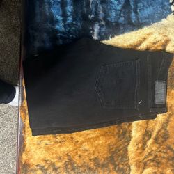 Waist 34 Length 30 ,Black Slim Signature Levi Strauss 