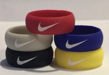 Men’s ring set silicone flexible- ALL 5 rings - Men sizes 8 -12 available