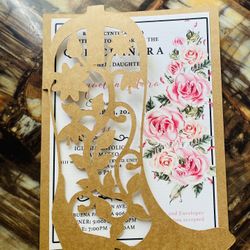 Invitation Western Boot Cover 