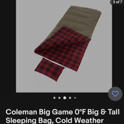 New Coleman Sleeping Bag 