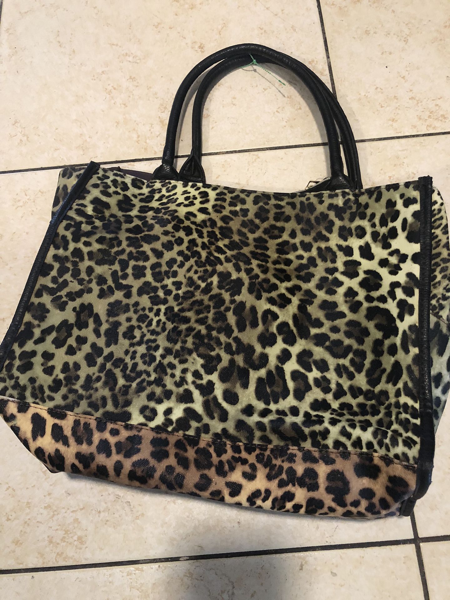 Tote Leopard Print Bag