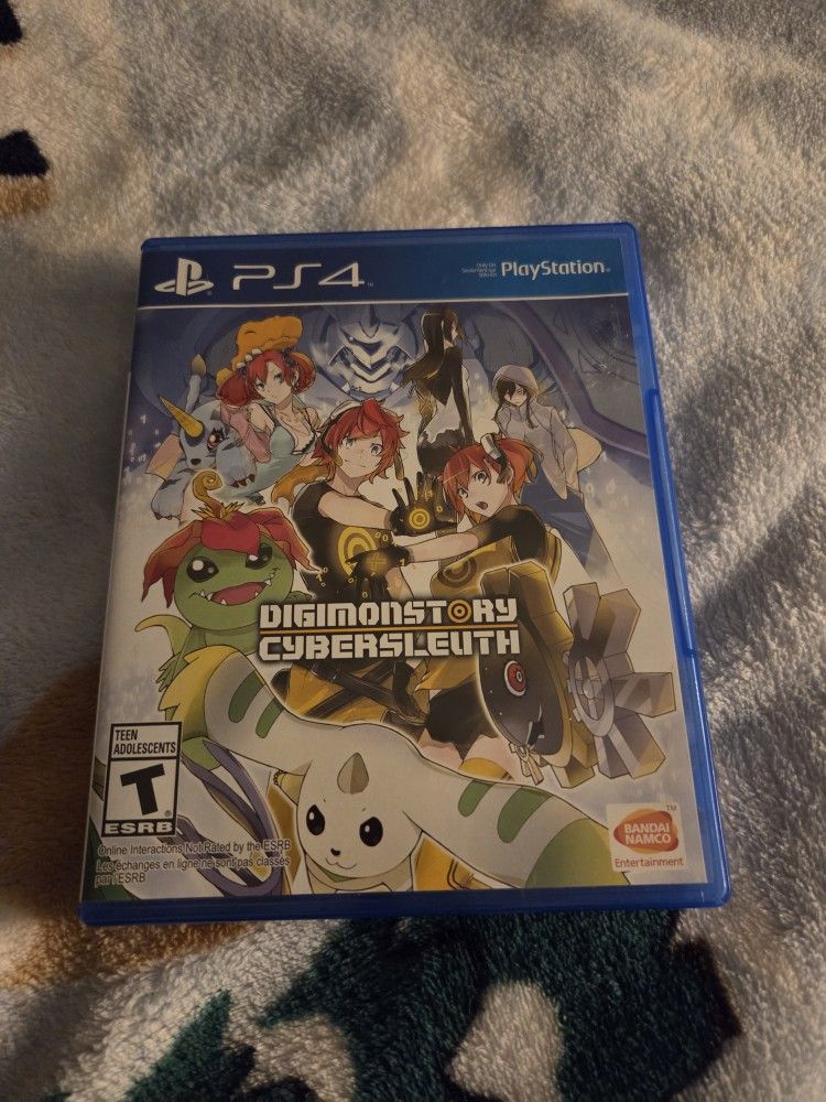 Digimonstory Cybersleuth PS4 Video Game.