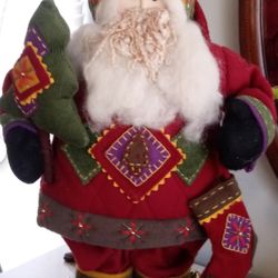 Large Vintage Christmas Santa Clause Statue, 20”T/ Christmas Decor