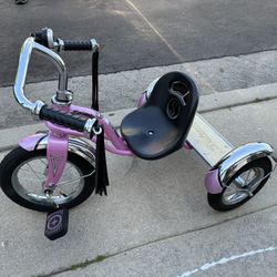 Pink Schwinn Roadster Bike 