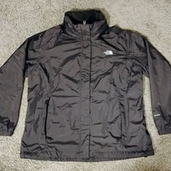 Womens XXL Black The North Face Women's XXL Resolve 2 DryVent Waterproof Rain Jacket Black