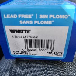 Watts 1/2 x 1/2 In Lead Free Residential Dual Check Valve