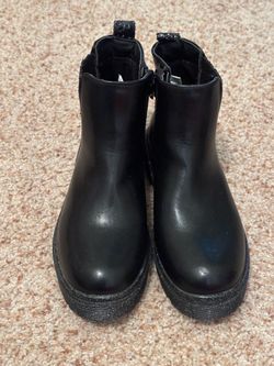 Portland Girls Black Ankle Boots