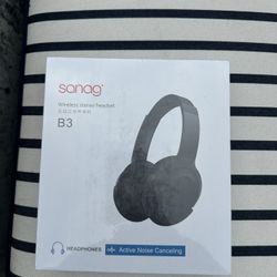 Wireless noise-cancelling headphones