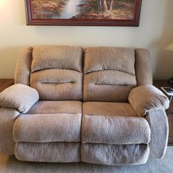 Double Power  Recliner Sofa/ Loveseat 