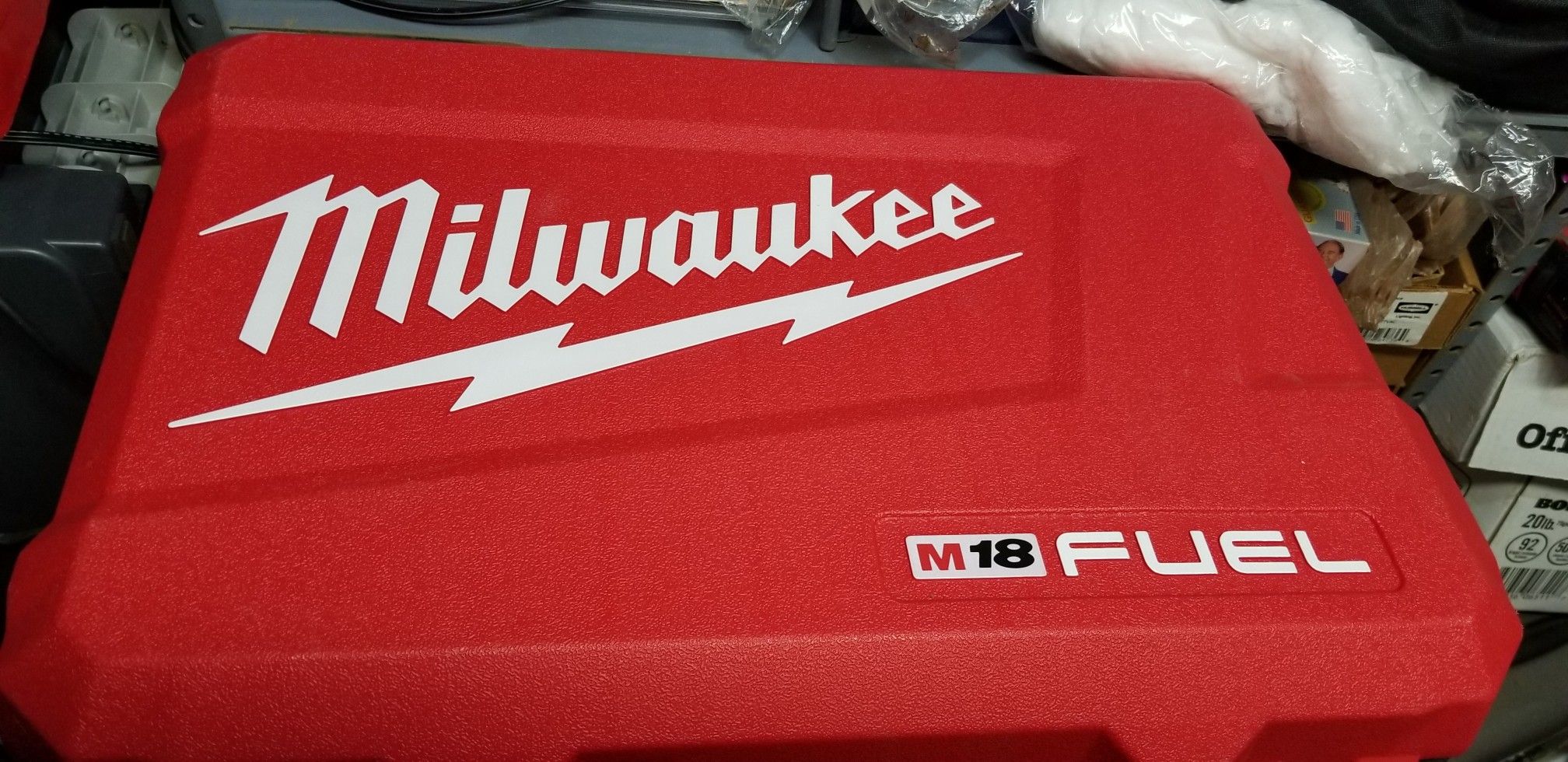 EMPTY BOX MILWAUKEE M18 FUEL DRILL AND IMPACT NEW