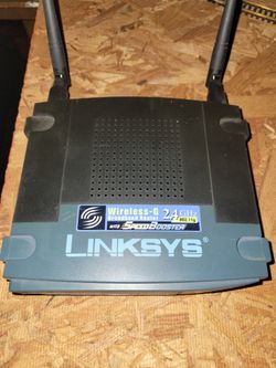 Linksys Wireless Broadband router speed booster 2.4GH