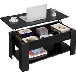 Black Lift Top Coffee Table - 034NW