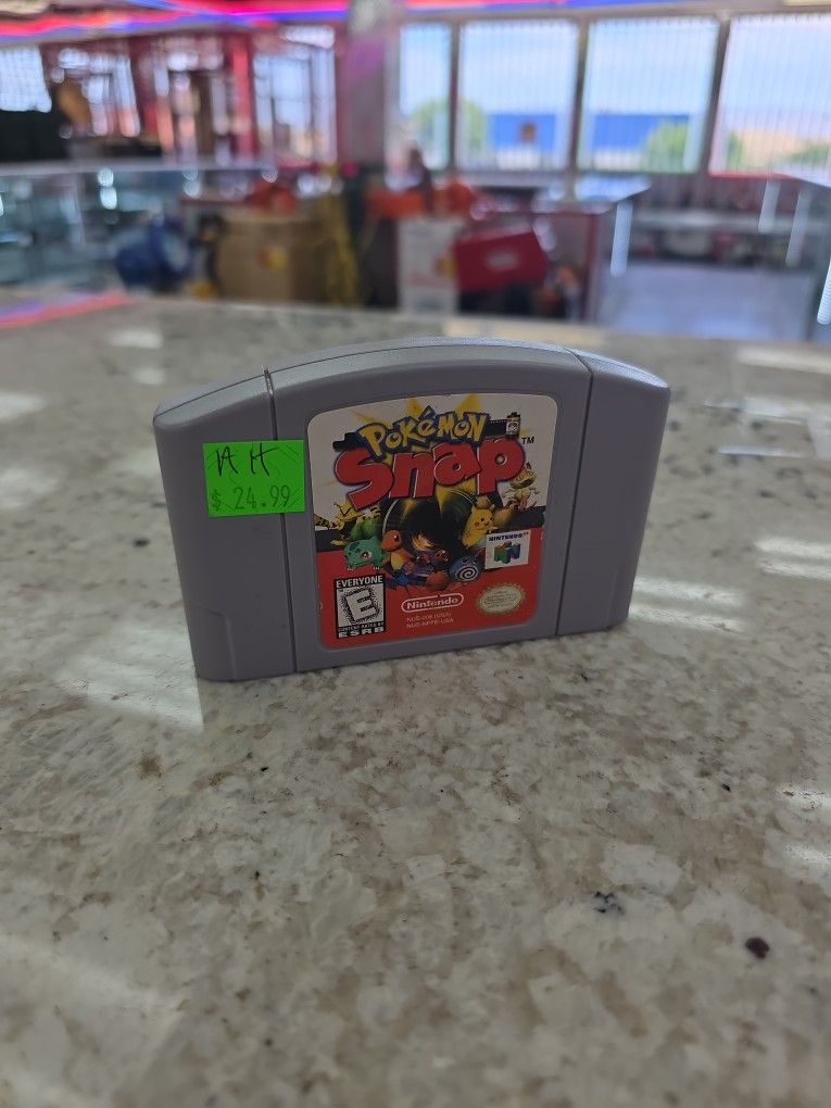 Pokémon Snap for Nintendo 64 (Original) Game Cartridge