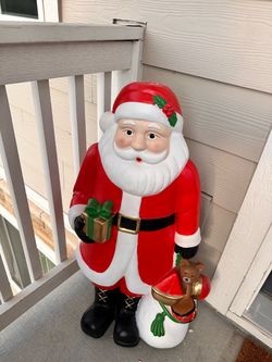 3 ft Santa Christmas decor with LED lights
