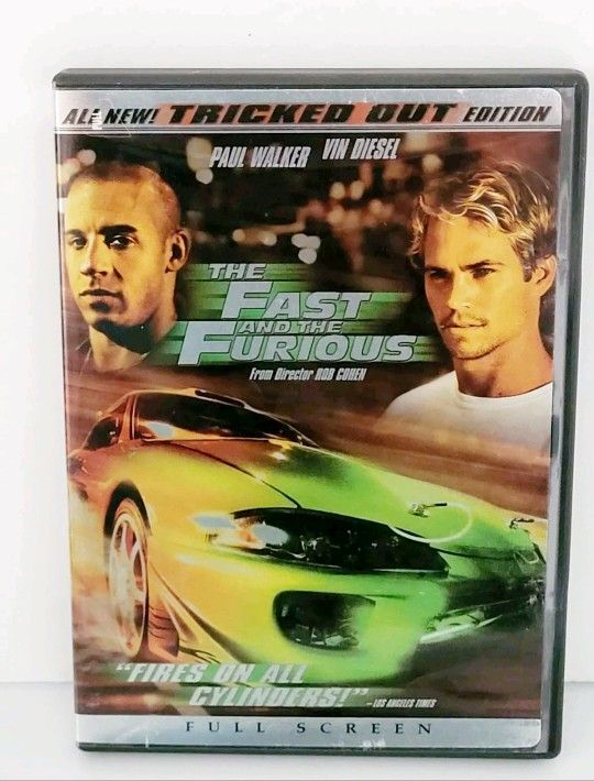 The Fast And The Furious (DVD, 2003) Tricked Out Edition Full Screen. Get ready for high-octane action with this DVD of "The Fast and the Furious (200
