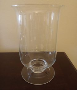 Clear Glass Vase/Candle Holder