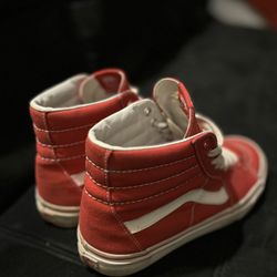 Red And White Vans 