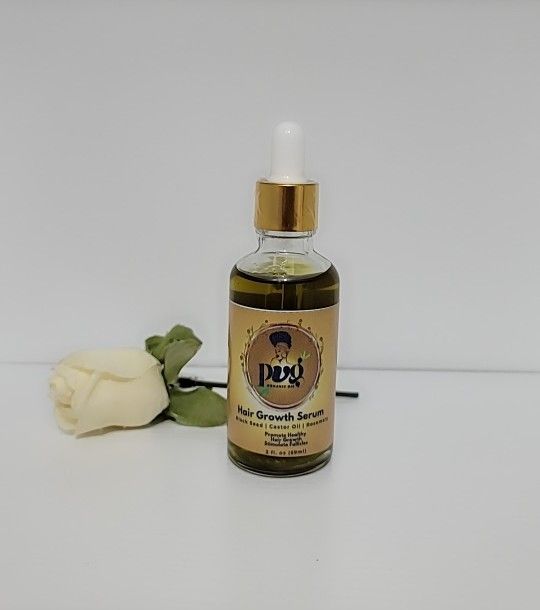 PVG Organic Hair Growth Oil 2oz – Helps with Dandruff, Hair loss & Dry hair etc.