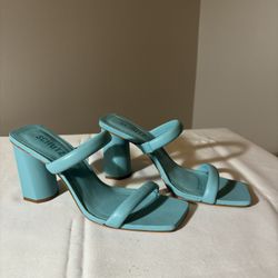 Shutz Blue Heels