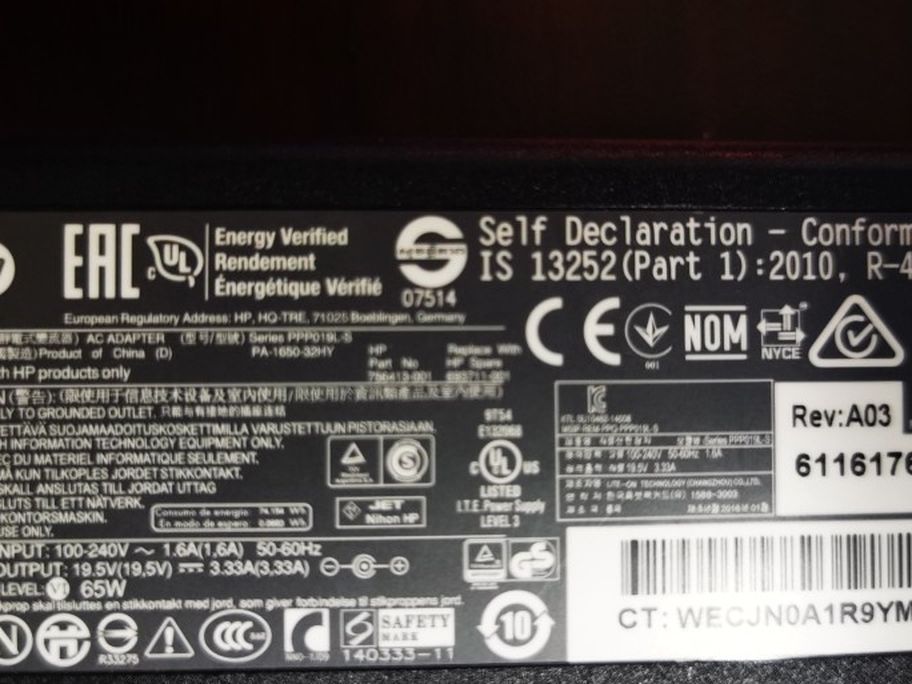 HP Laptop AC Adapter Chargers