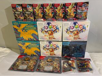 Pokemon TCG Ascended Heroes/Prismatic Evolution ETB, First Partner, Pin Collection, and MORE!!!