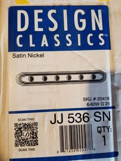 36" satin nickel bath bar