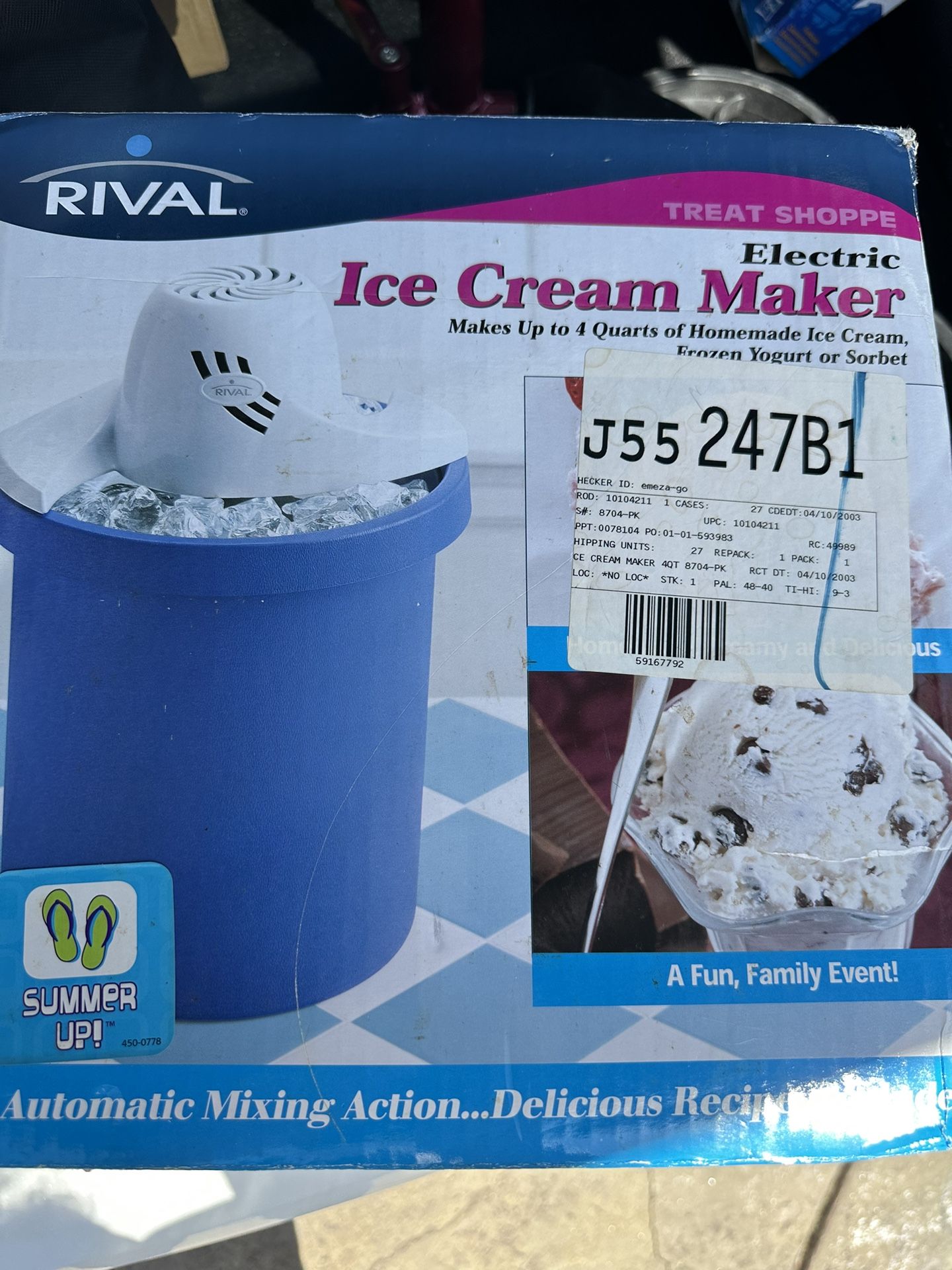 Ice Cream Maker Electric