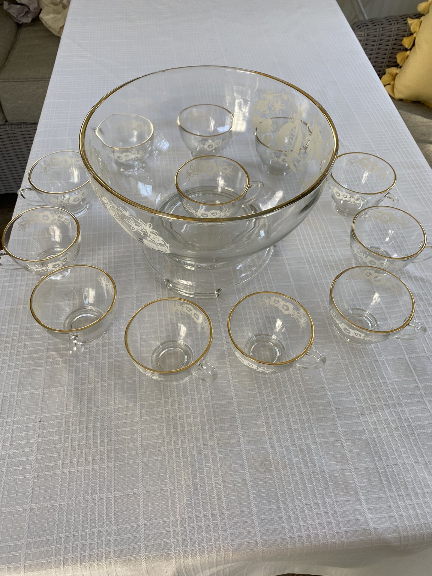 Vintage Punch Bowl