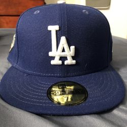 LA Dodger WS 2018 Hat 7 3/8