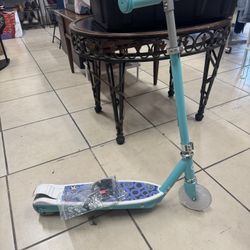 Kids Electric Scooter with LED Lights - Safe 5 MPH Speed