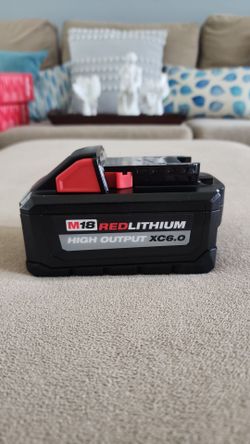 M18 milwaukee High  output battery xc 6.0 $100