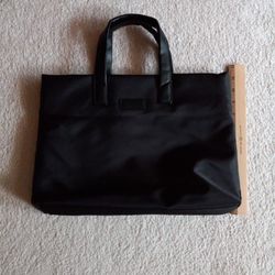 Vinyl Tote, Black