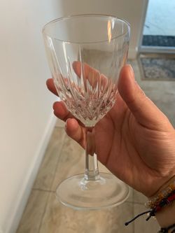 Luminarc Cristal d'Arques Durand "Diamant" pattern claret wine glass Set of 4 pick up Coral Springs