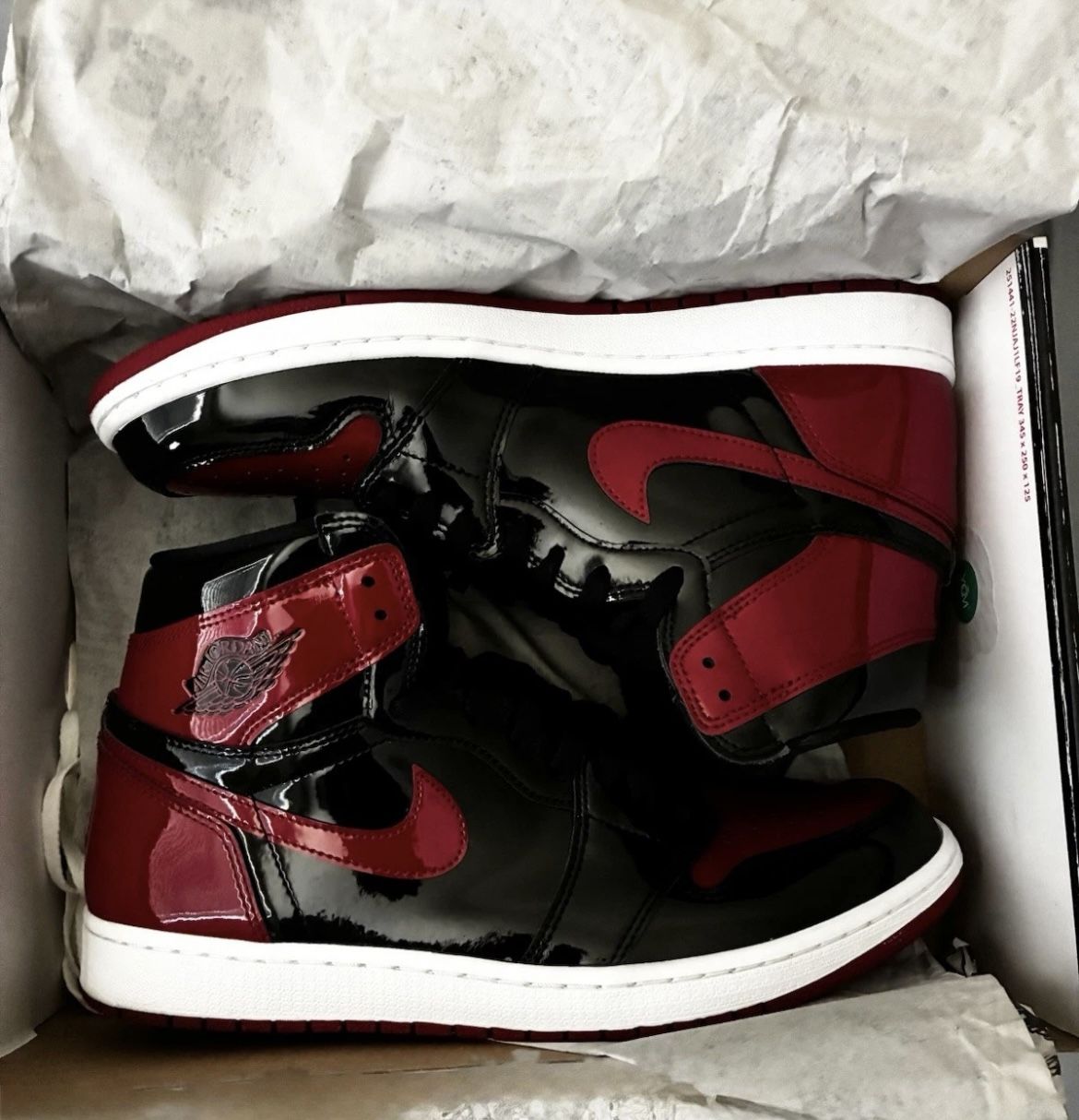 Patent Leather bred 1 Ones